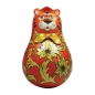 Матрешка "Тигренок", цвет: красный Christmas Изготовитель: Ирландия Артикул: SKM-2010/3 инфо 6654a.